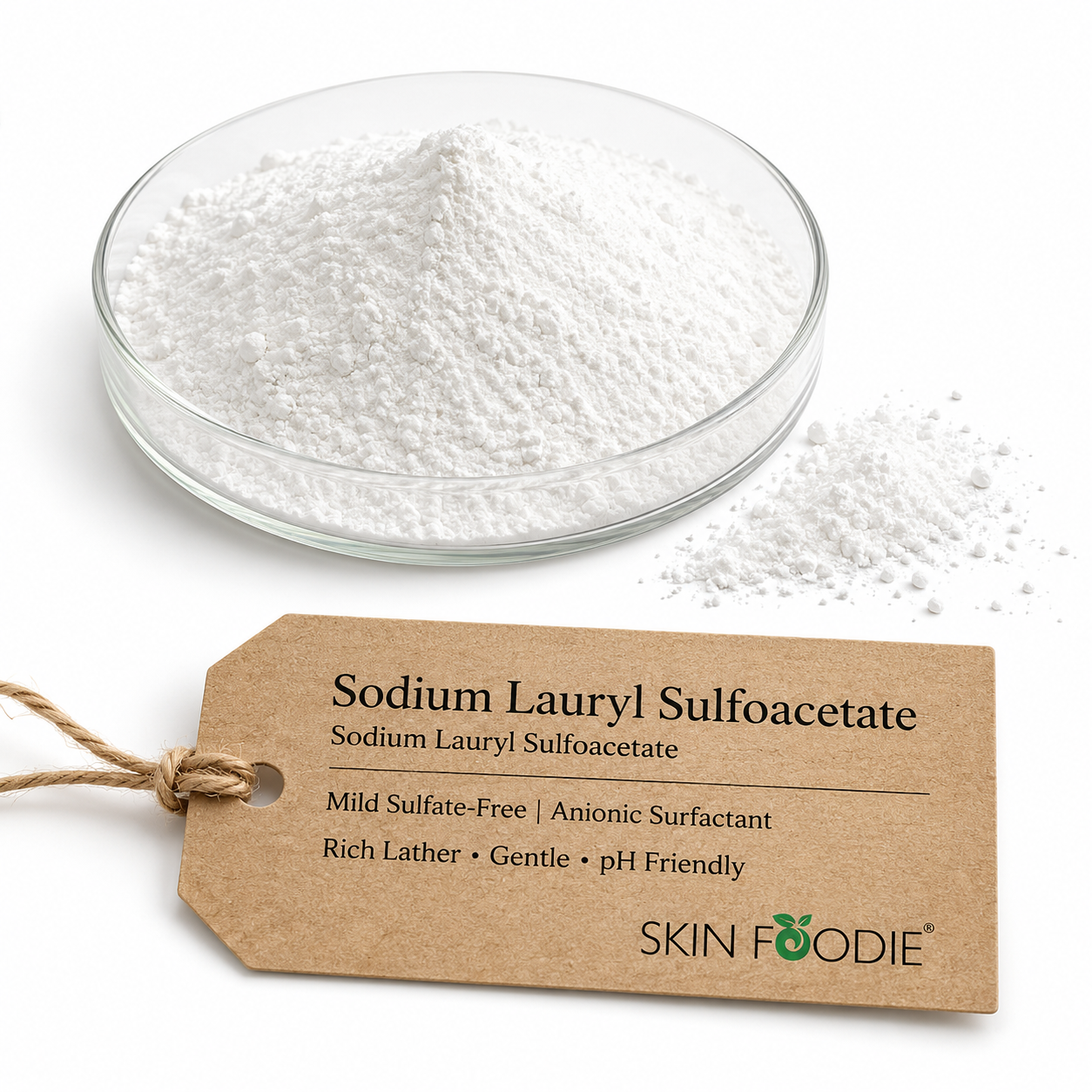 skinfoodie-Sodium-Lauryl-Sulfoacetate-skinfood-nigeria Sodium Lauryl Sulfoacetate - SLSa Powder - Image 1